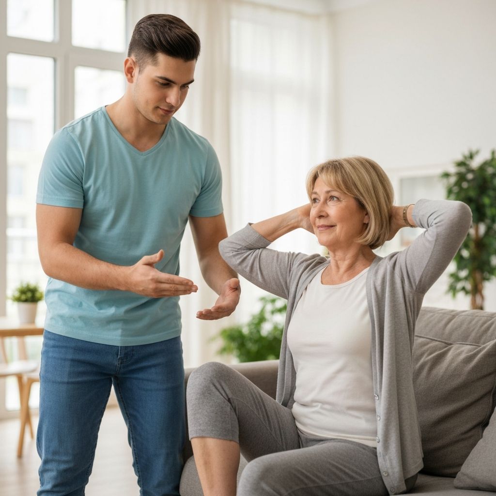 Thuis oefenen met fysiotherapie